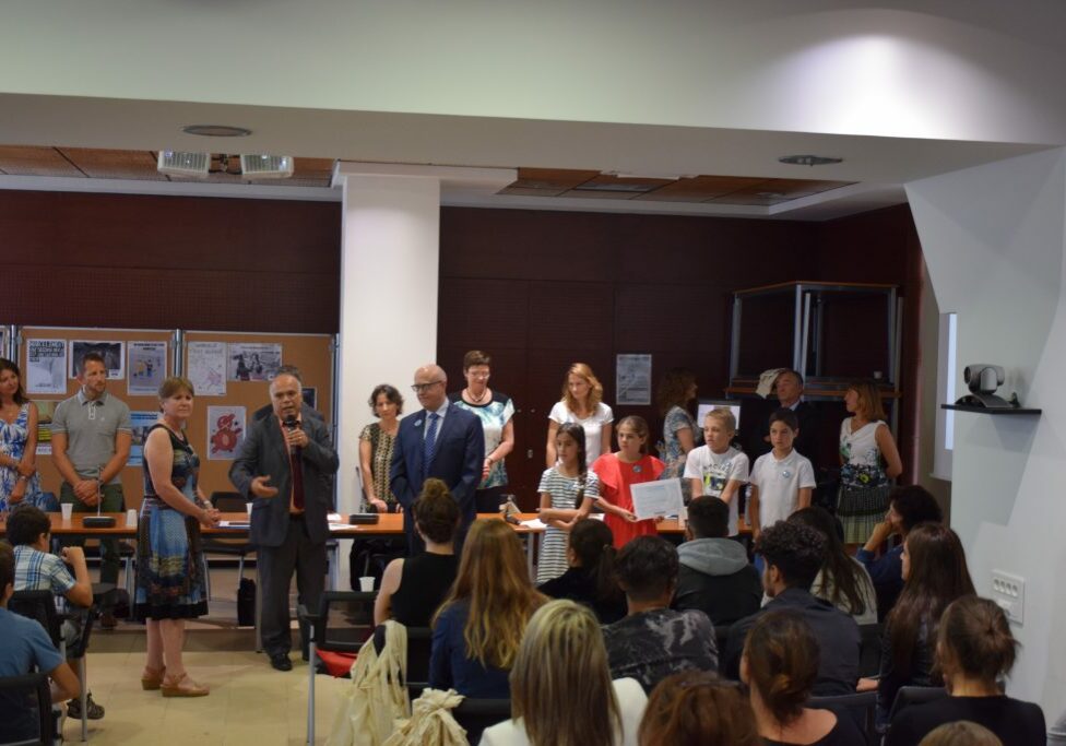 Remise des prix - Non harcelement - Ecole de Cabries